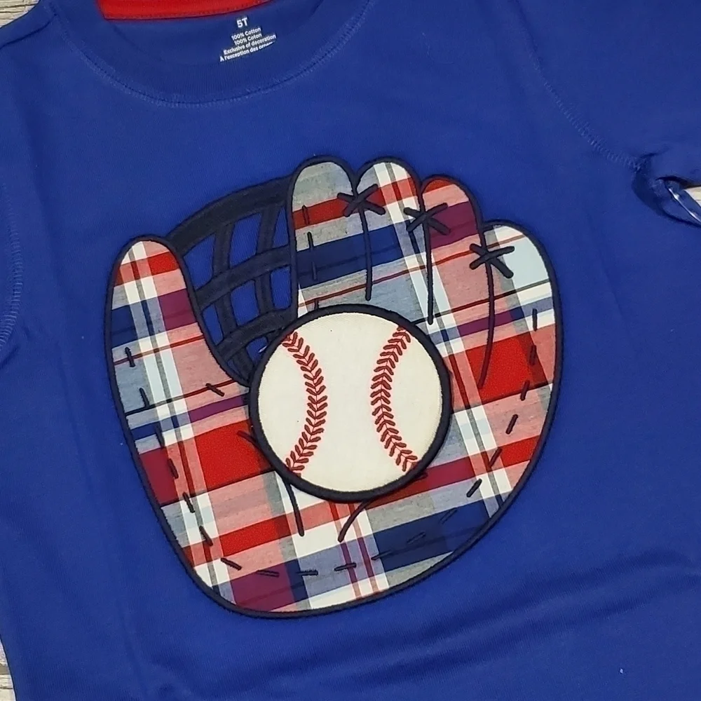 5T T-Shirts 4T Shorts Baseball Outfit Gymboree NWT